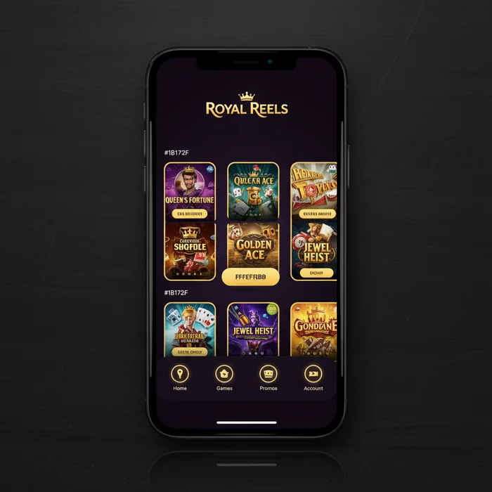 Royal Reels platform overview — welcome bonus, game selection and payment methods, royallreels.casino